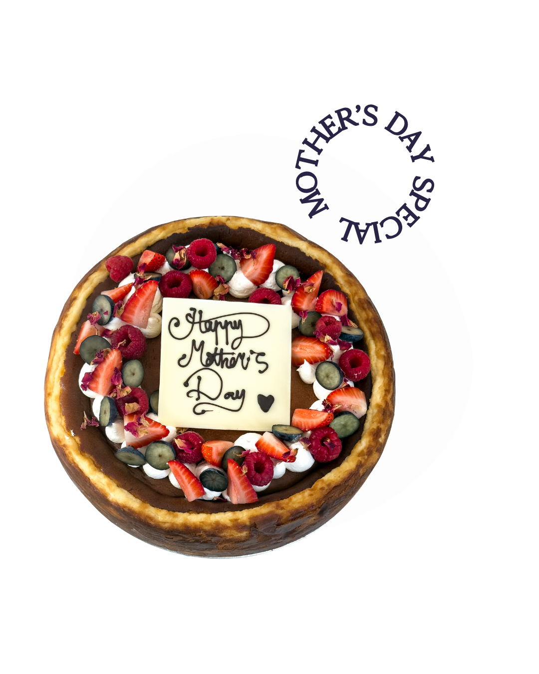 Mother's Day Basque Cheesecake